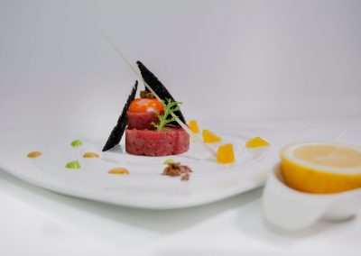 Chiamami tartare, creazione del Ginevra, ristorante Gourmet ad Ancona